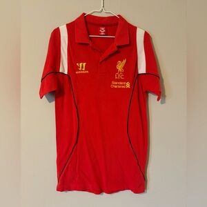 Liverpool FC Warrior Retro Official Polo Shirt Men’s US Small